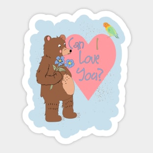 Love Bear Sticker